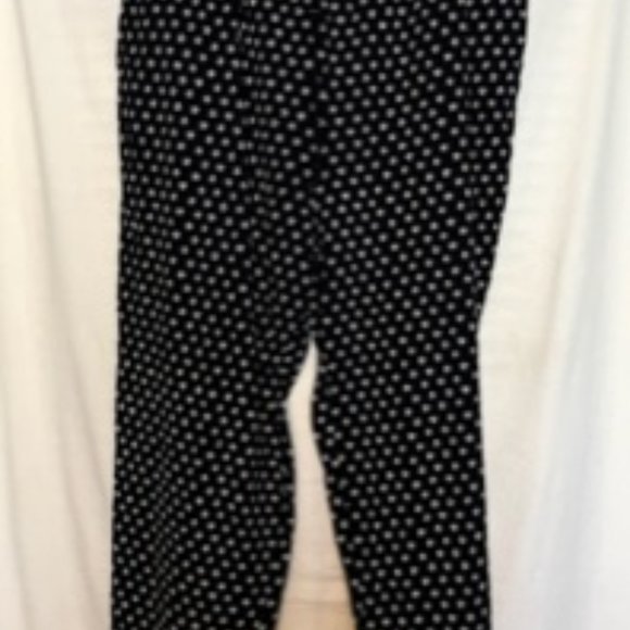 liz & co. Pants - Liz & Co. Black & White Drawstring Pants w/Pockets XL